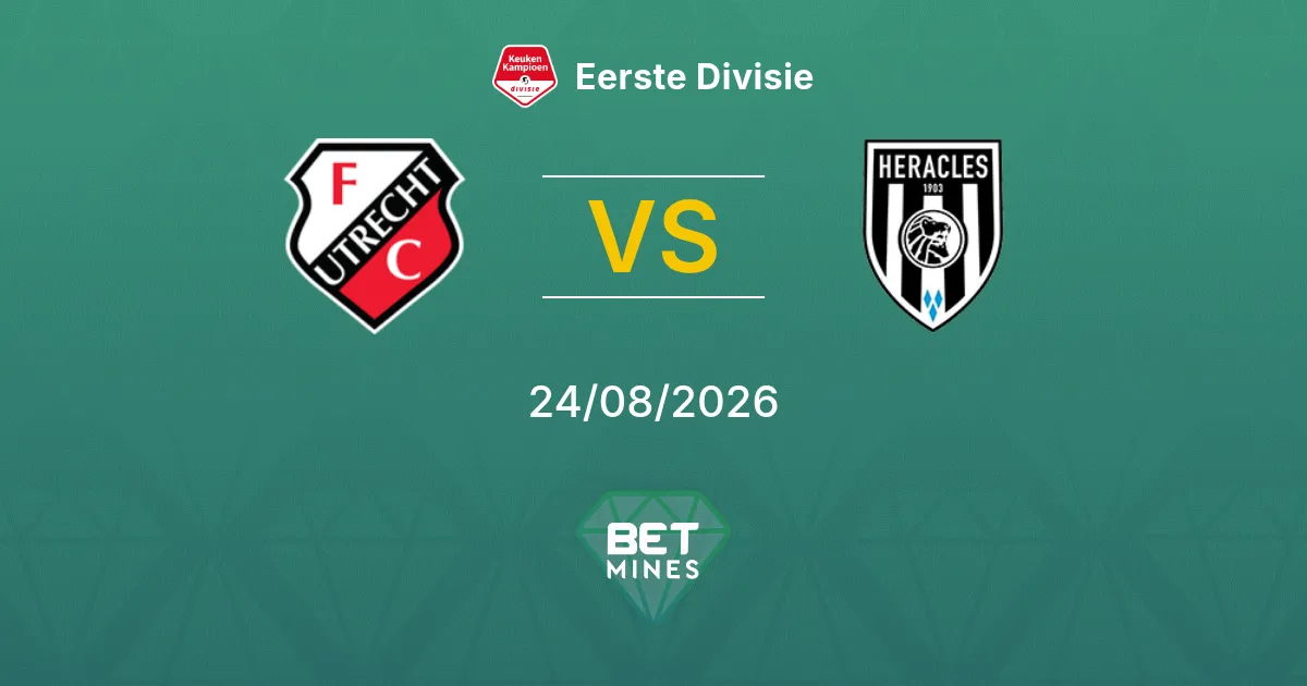 Pronostico Jong FC Utrecht vs Heracles Almelo: Anteprima e Analisi della Partita | Eerste Divisie 24-08-2026