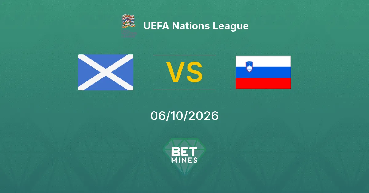 Escocia vs Eslovenia Pronóstico: previa y análisis del partido | UEFA Nations League 06-10-2026