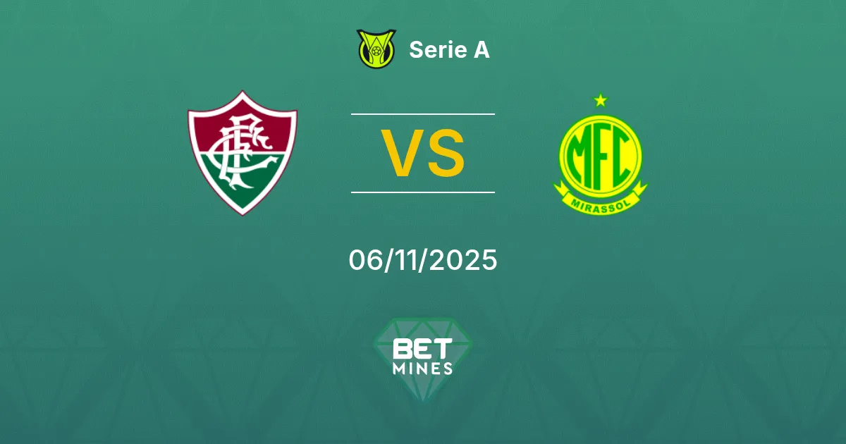 Fluminense vs Mirassol Prediction: Match Preview and Analysis | Serie A 06-11-2025