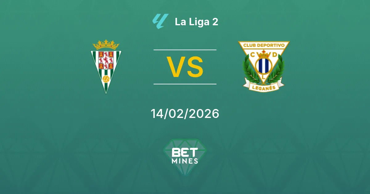 Córdoba vs Leganés Prediction: Match Preview and Analysis | La Liga 2 14-02-2026