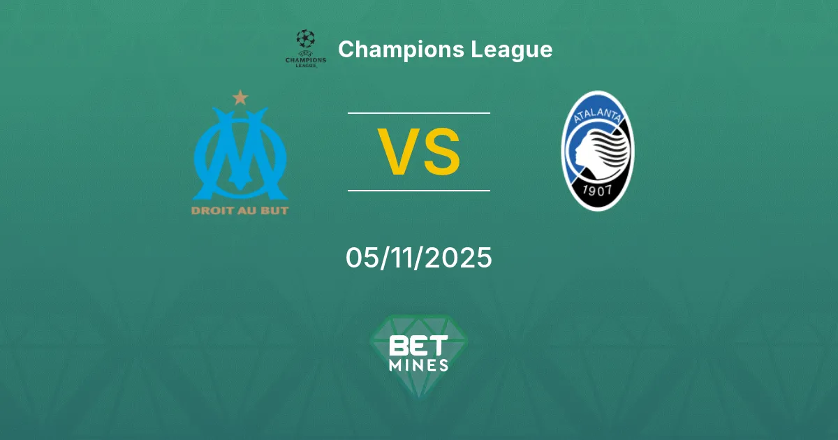 Olympique Marseille vs Atalanta Prediction: Match Preview and Analysis | Champions League 05-11-2025