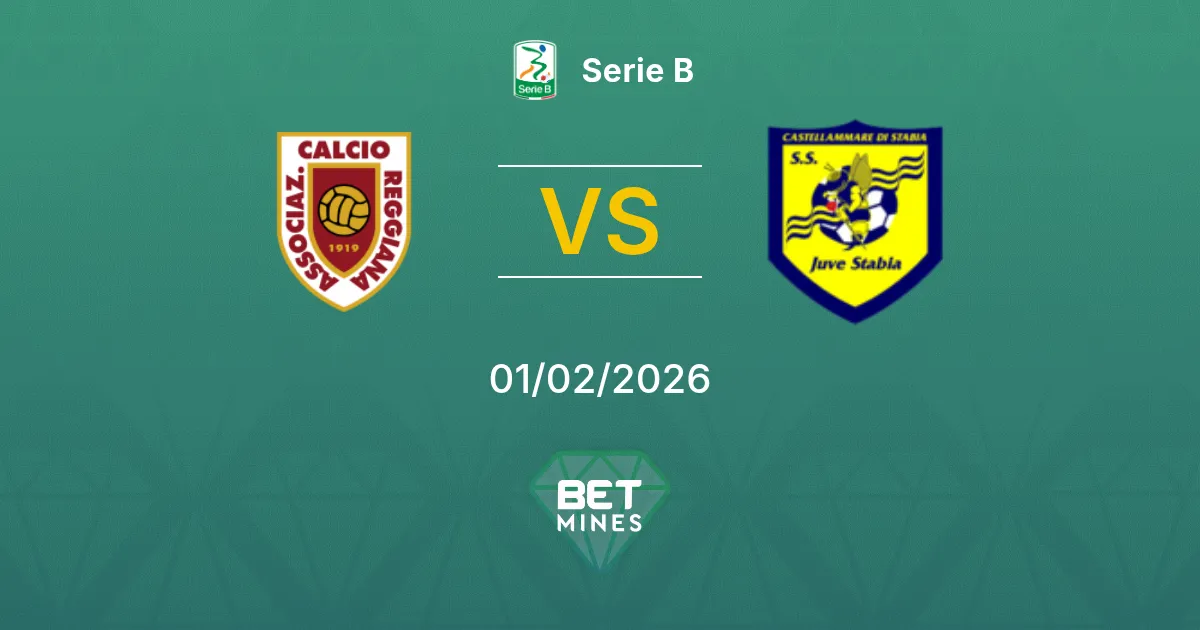 Reggiana vs Juve Stabia Prediction: Match Preview and Analysis | Serie B 01-02-2026