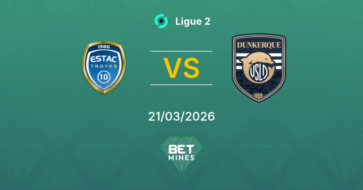 Troyes vs Dunkerque Pronostico: Anteprima e Analisi della Partita | Ligue 2 21-03-2026