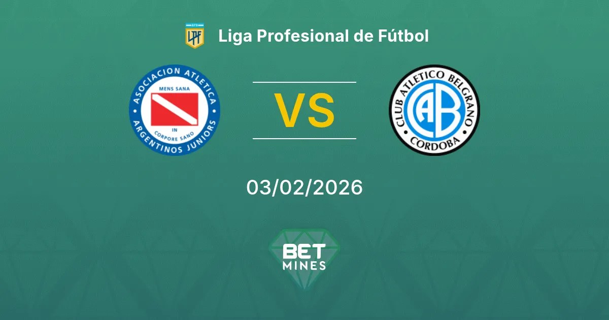 Argentinos Juniors vs Belgrano Prediction: Match Preview and Analysis | Liga Profesional de Fútbol 03-02-2026