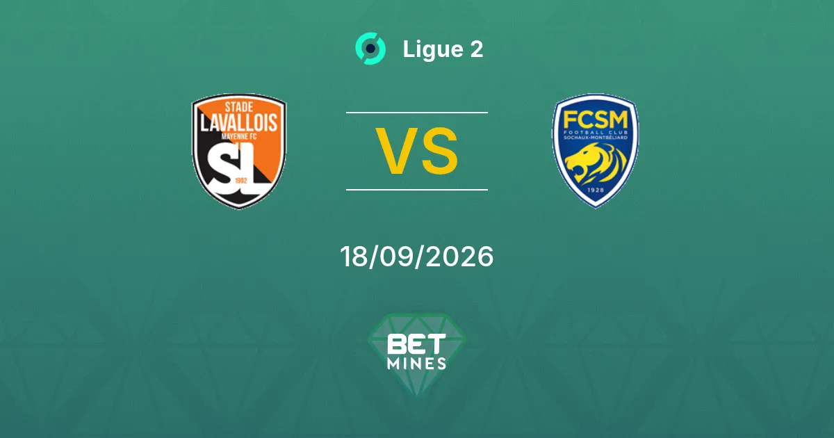 Palpite Laval x Sochaux: Prévia e análise da partida | Ligue 2 18-09-2026