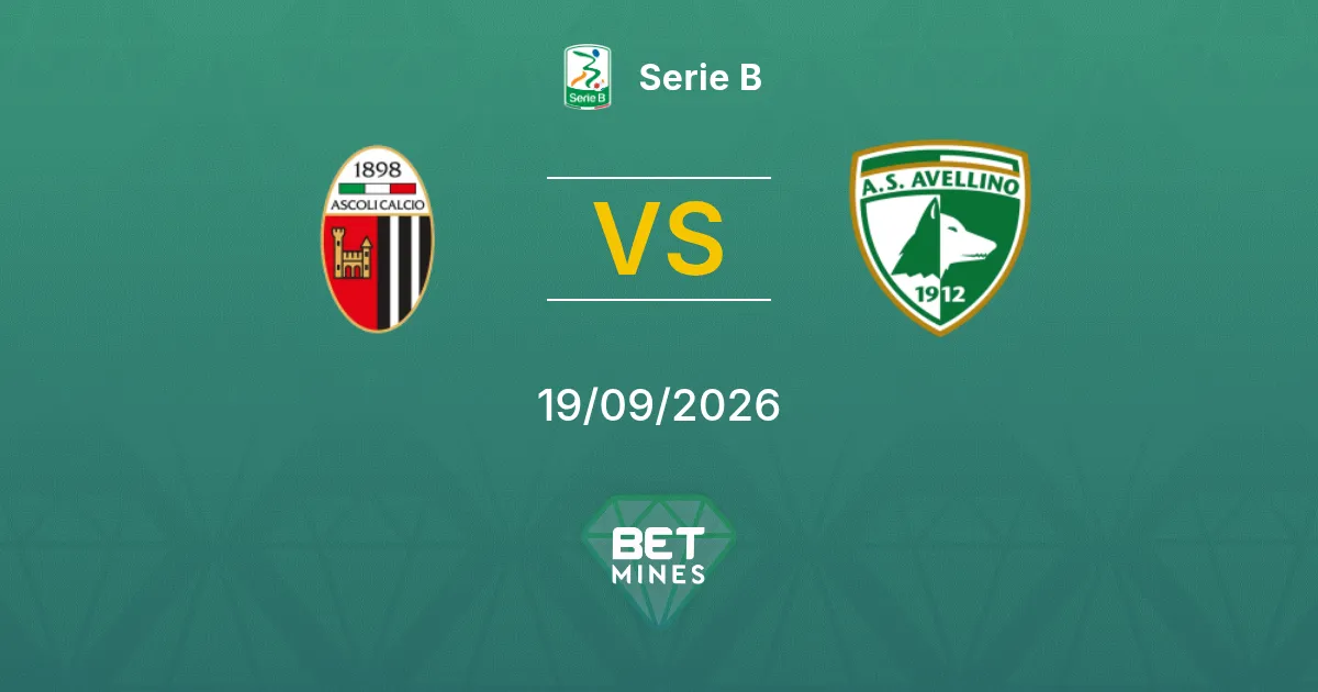 Pronóstico Ascoli vs Avellino: Previa y Análisis del Partido | Serie B 19-09-2026