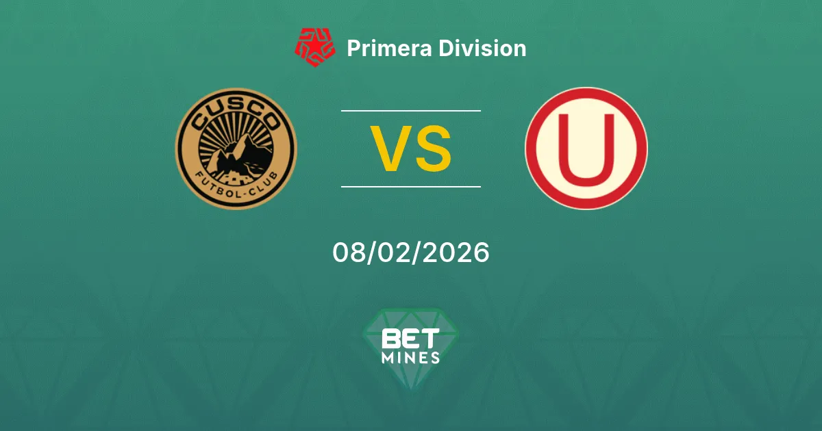 Cusco FC vs Universitario Prediction: Match Preview and Analysis | Primera Division 08-02-2026