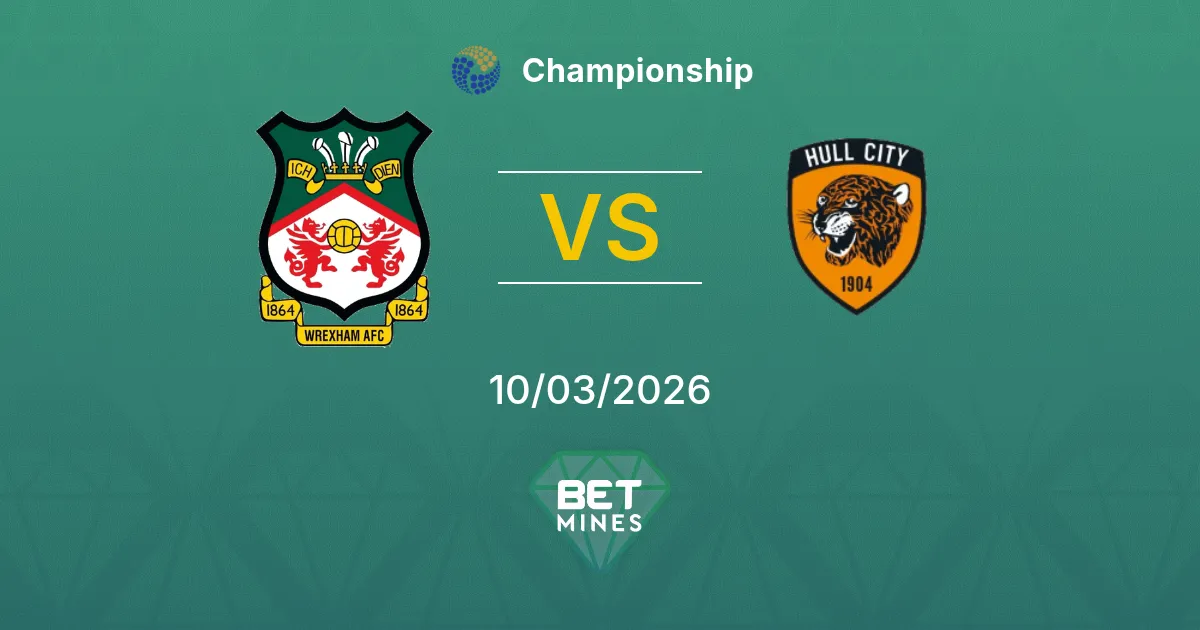 Wrexham x Hull City Palpite: Prévia e Análise da Partida | Championship 10-03-2026