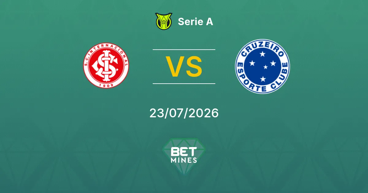 Internacional vs Cruzeiro Prediction: Match Preview and Analysis | Serie A 23-07-2026