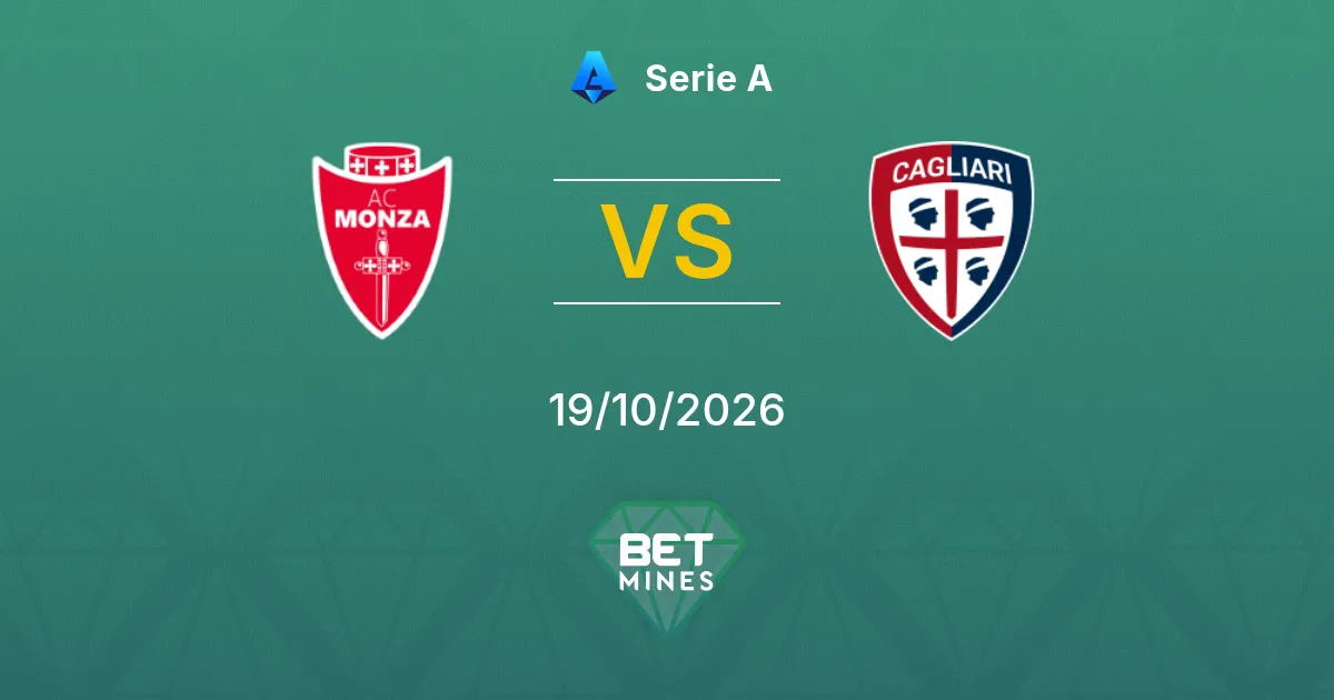 Monza vs Cagliari Prediction: Match Preview and Analysis | Serie A 19-10-2026
