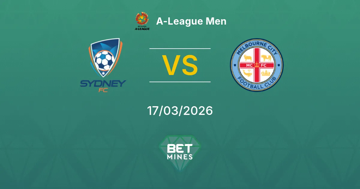 Sydney vs Melbourne City Prediction: Match Preview and Analysis | A-League Men 17-03-2026