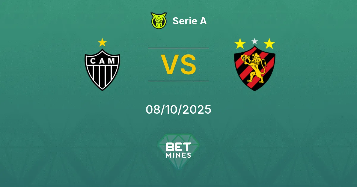 Atlético Mineiro vs Sport Recife Pronostico: Anteprima e Analisi della Partita | Serie A 08-10-2025