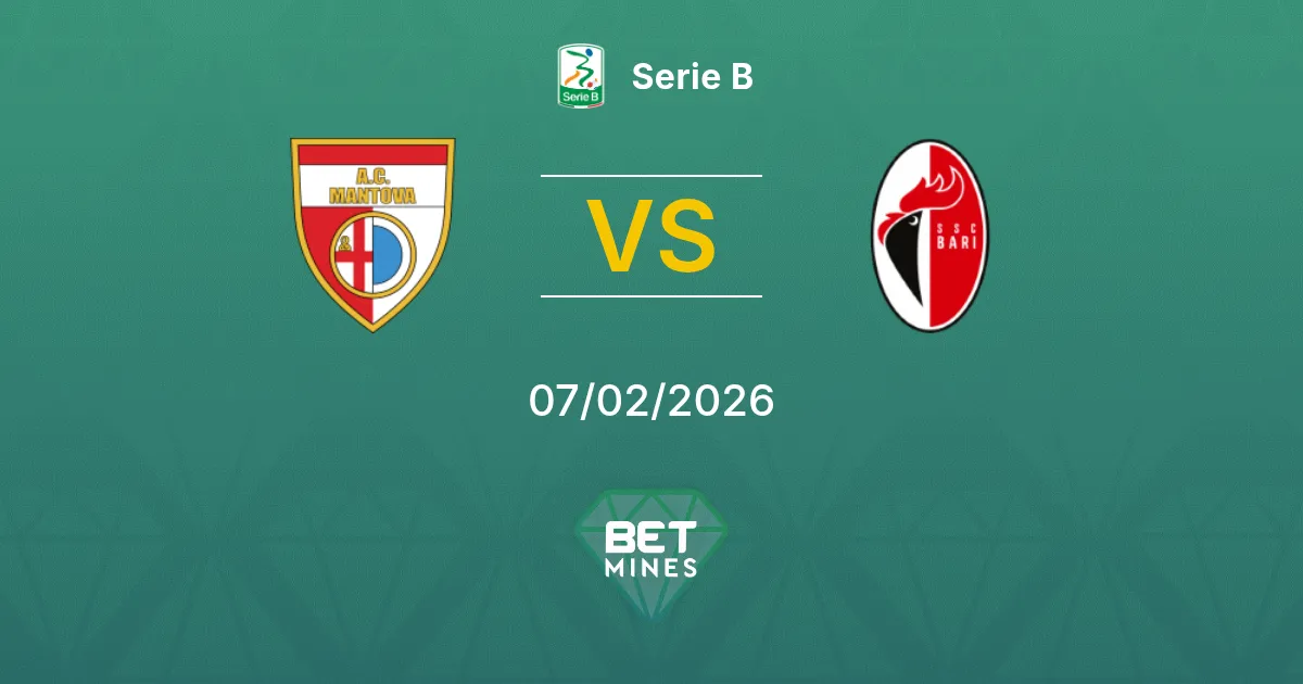 Mantova vs Bari 1908 Prediction: Match Preview and Analysis | Serie B 07-02-2026