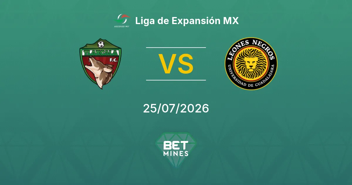 Tlaxcala vs Universidad Guadalajara Pronostico: Anteprima e analisi della partita | Liga de Expansión MX 25-07-2026