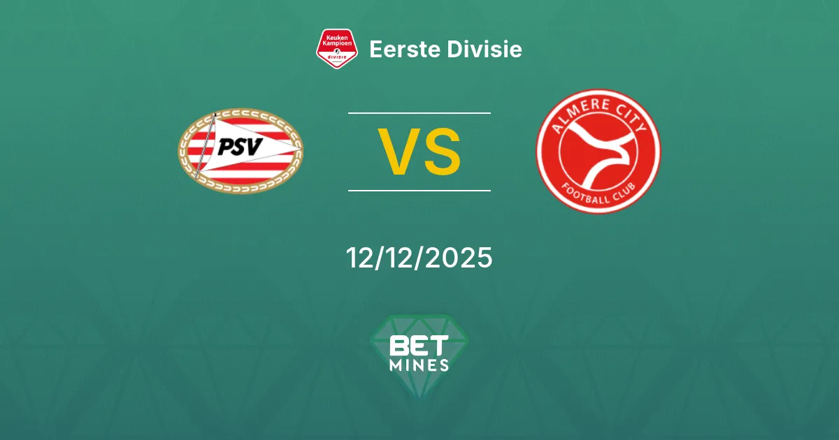 Jong PSV vs Almere City Pronostico: Anteprima e Analisi della Partita | Eerste Divisie 12-12-2025