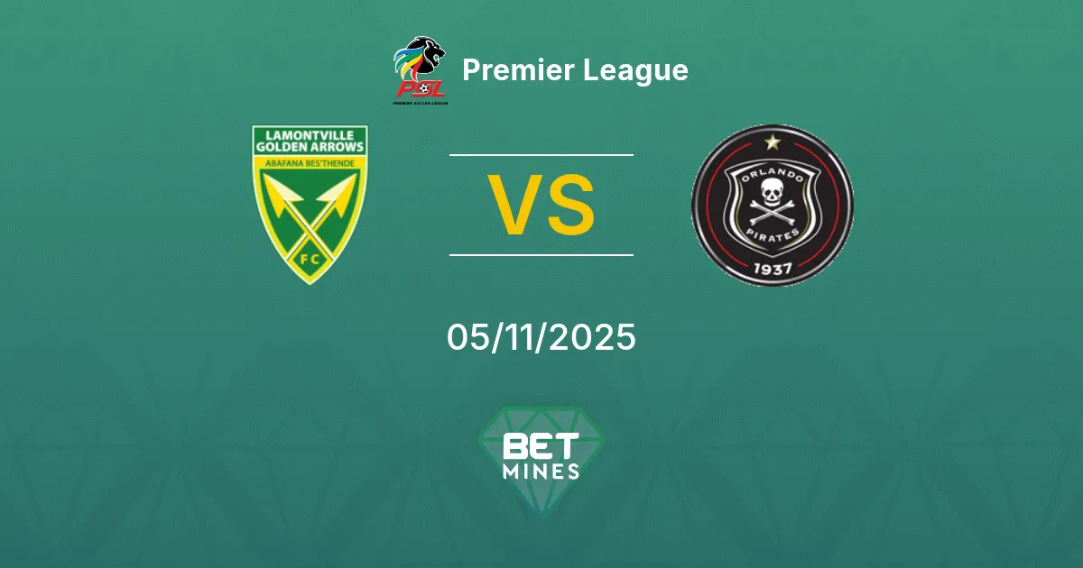 Golden Arrows vs Orlando Pirates Prediction: Match Preview and Analysis | Premier League 05-11-2025