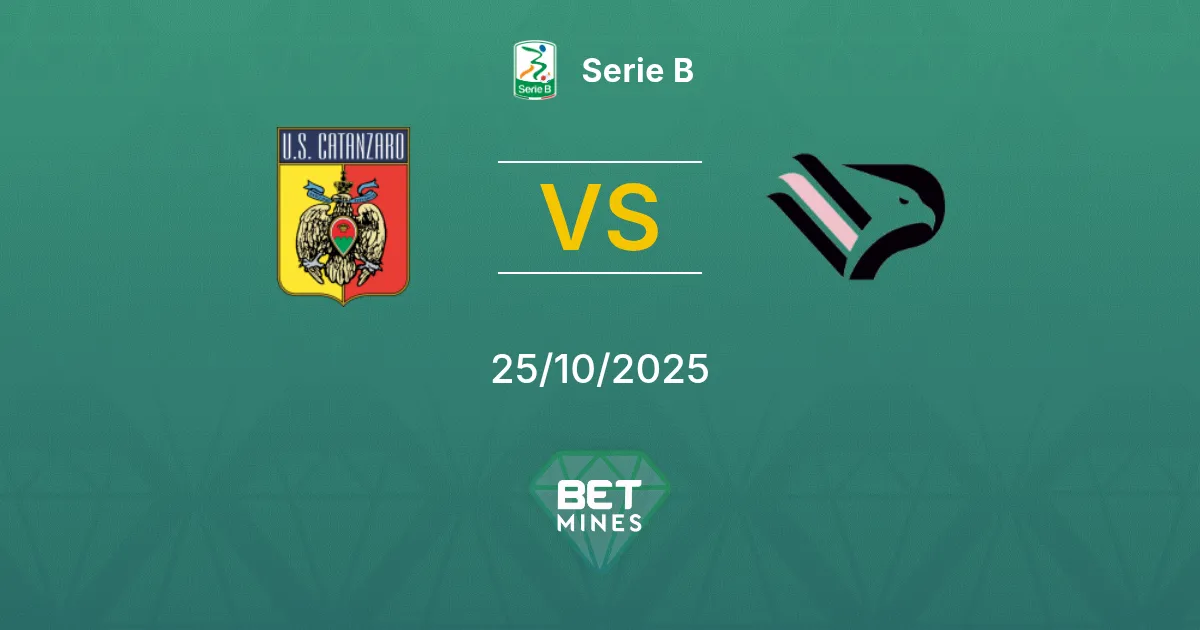 Catanzaro vs Palermo Prediction: Match Preview and Analysis | Serie B 25-10-2025