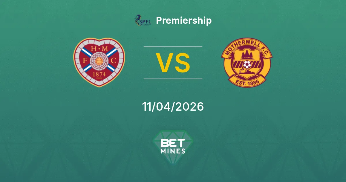 Hearts vs Motherwell Pronóstico: Previa y Análisis del Partido | Premiership 11-04-2026