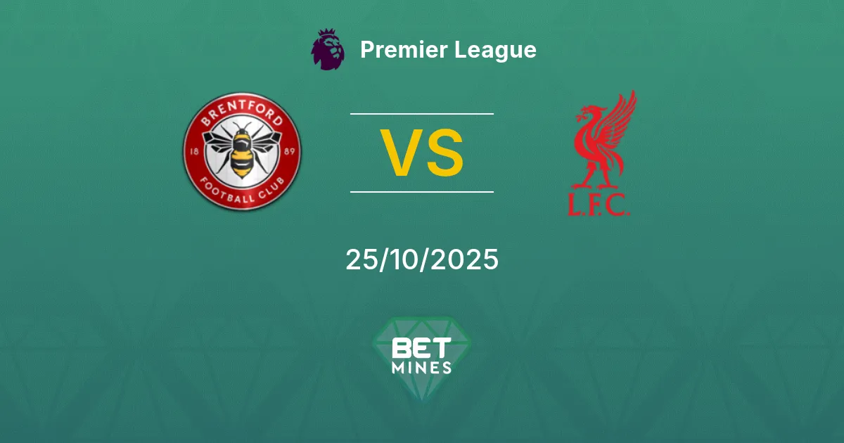 Brentford vs Liverpool Prediction: Match Preview and Analysis | Premier League 25-10-2025