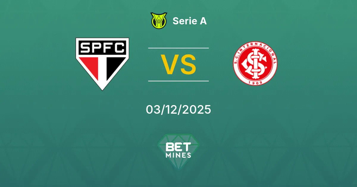 São Paulo vs Internacional Prediction: Match Preview and Analysis | Serie A 03-12-2025