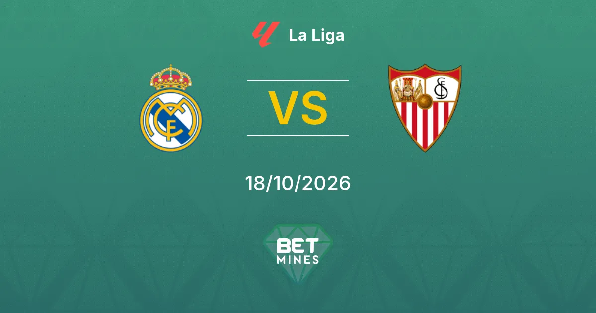Real Madrid vs Séville Pronostic : présentation et analyse du match | La Liga 18-10-2026