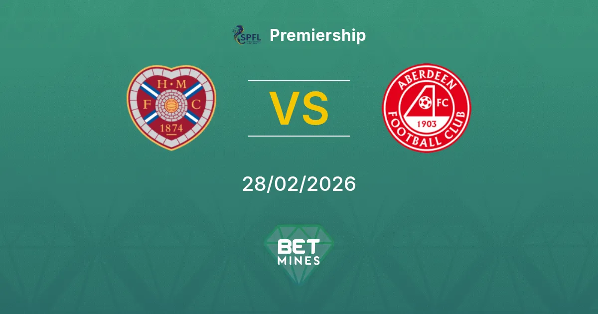 Hearts vs Aberdeen Pronostic : Aperçu et Analyse du Match | Premiership 28-02-2026
