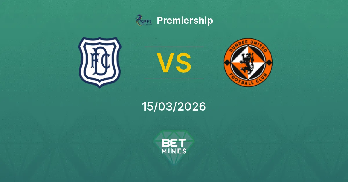 Dundee vs Dundee United Prediction: Match Preview and Analysis | Premiership 15-03-2026