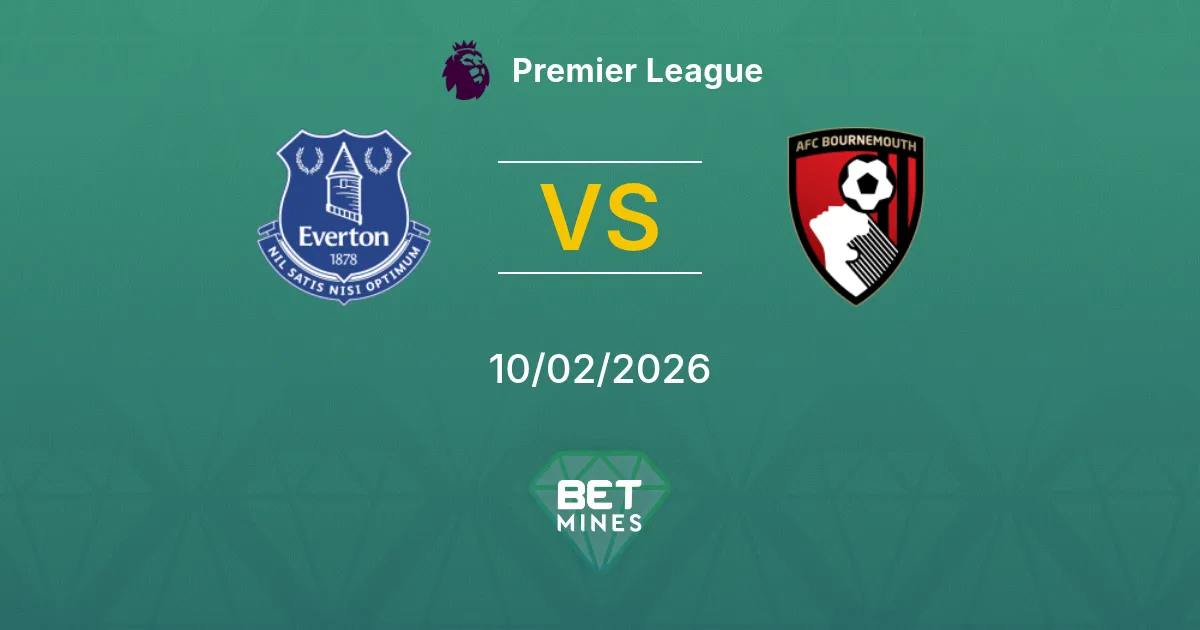 Everton vs AFC Bournemouth Prediction: Match Preview and Analysis | Premier League 10-02-2026