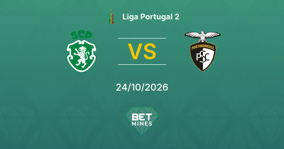 Sporting CP II vs Portimonense SAD Pronostic : avant-match et analyse | Liga Portugal 2 24-10-2026